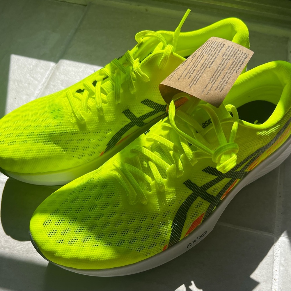 ASICS Woman’s Bright Yellow Hyper Speed Athletic Shoes